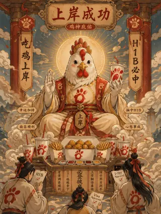 上岸鸡神